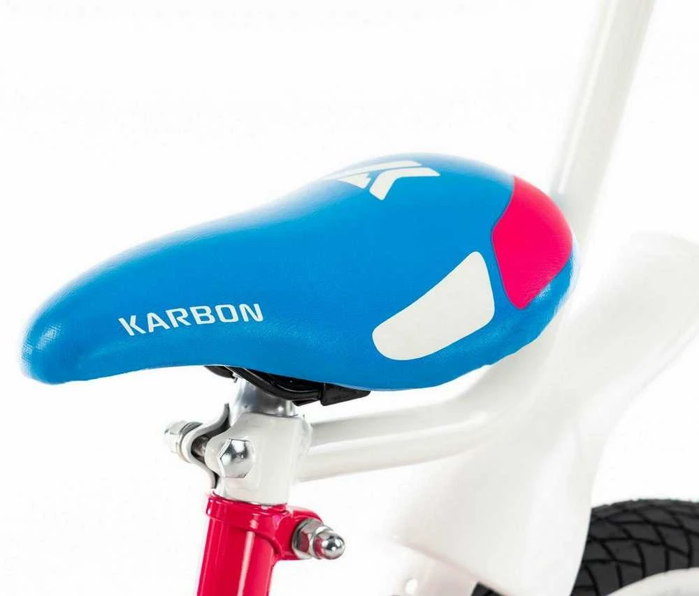 Dviratis Karbon Mimi 12 pink-mėlynas