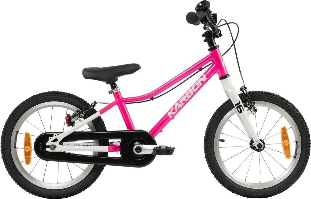 Dviratis Karbon Superlight Alu 16 pink