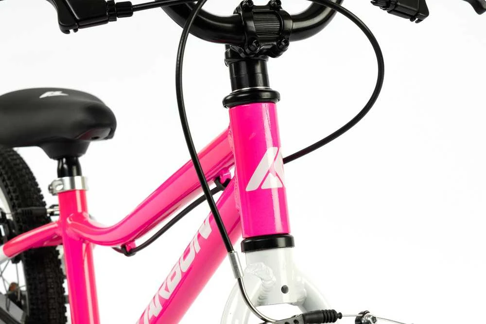 Dviratis Karbon Superlight Alu 16 pink