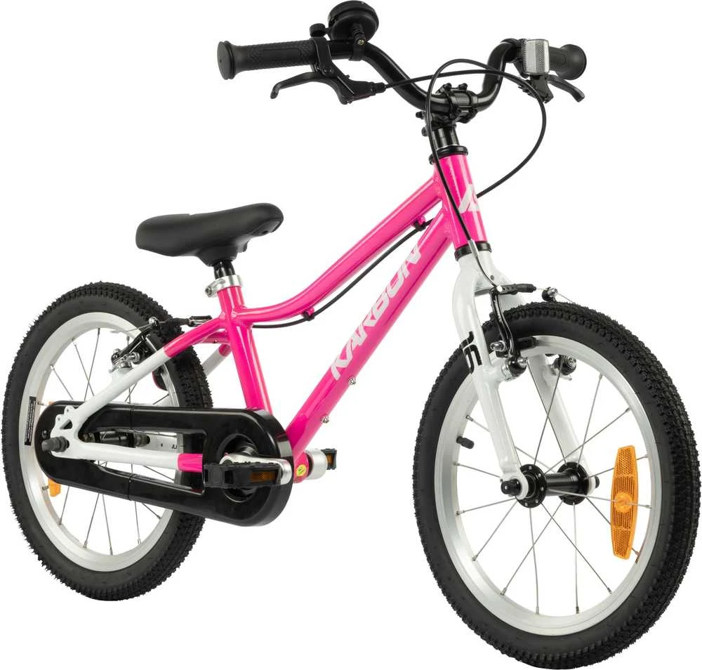 Dviratis Karbon Superlight Alu 16 pink