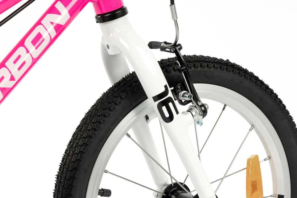Dviratis Karbon Superlight Alu 16 pink