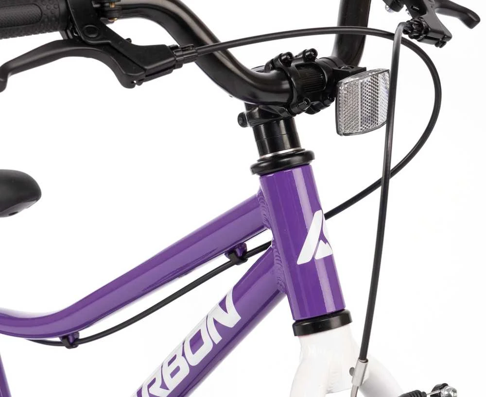 Dviratis Karbon Superlight Alu 16 violet