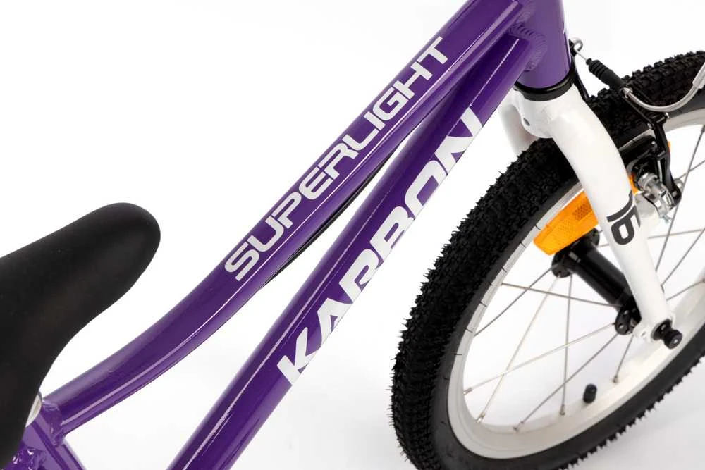 Dviratis Karbon Superlight Alu 16 violet