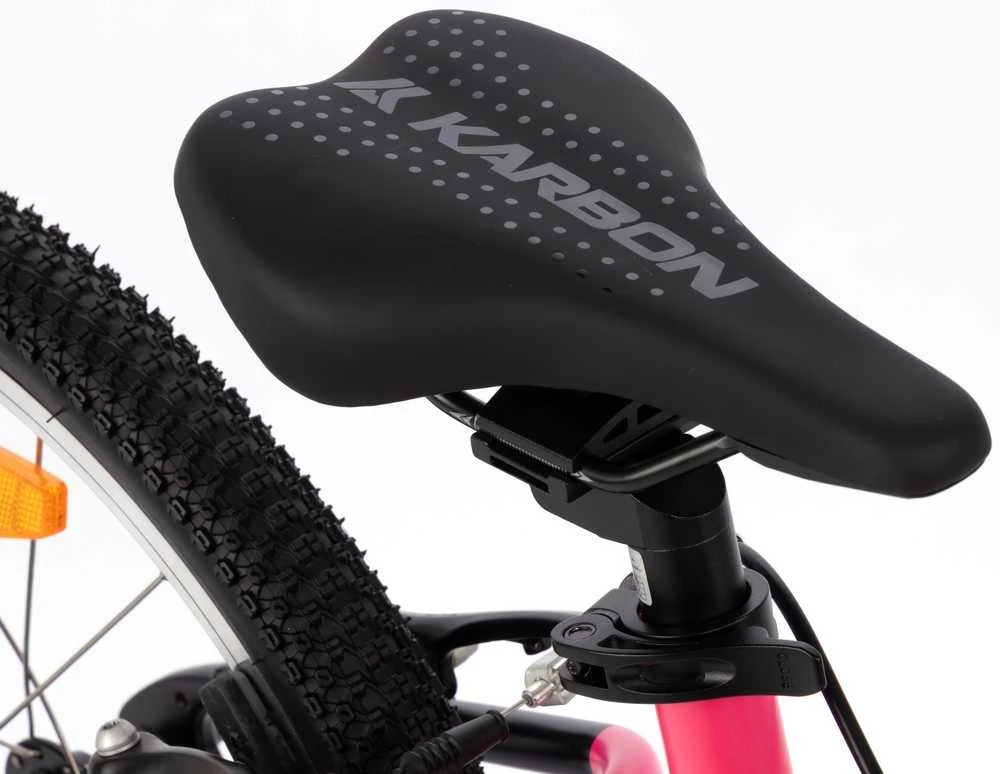 Dviratis Karbon Superlight Alu 20 pink