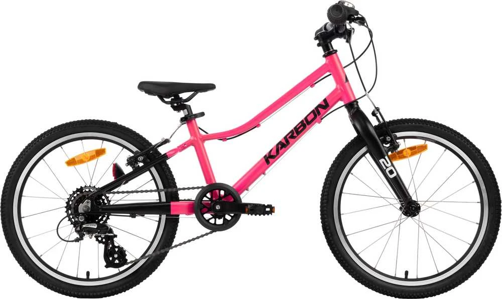 Dviratis Karbon Superlight Alu 20 pink