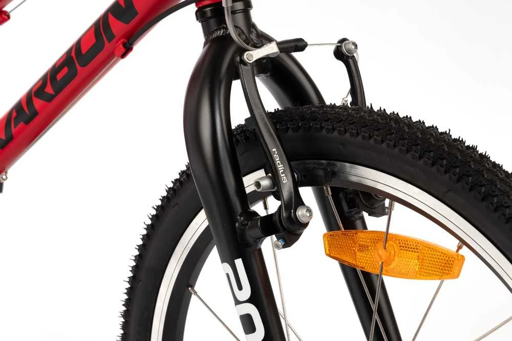 Dviratis Karbon Superlight Alu 20 red