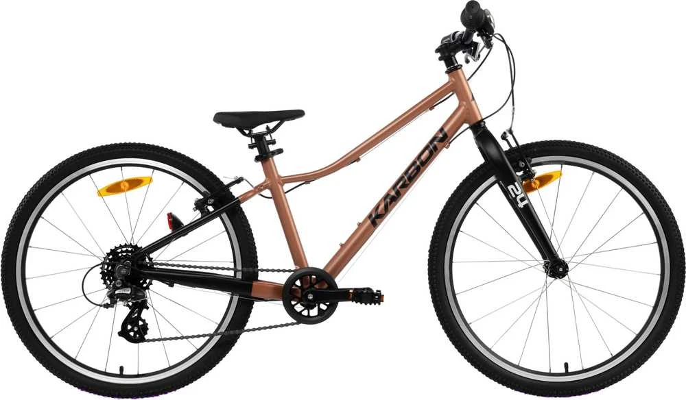 Dviratis Karbon Superlight Alu 24 copper