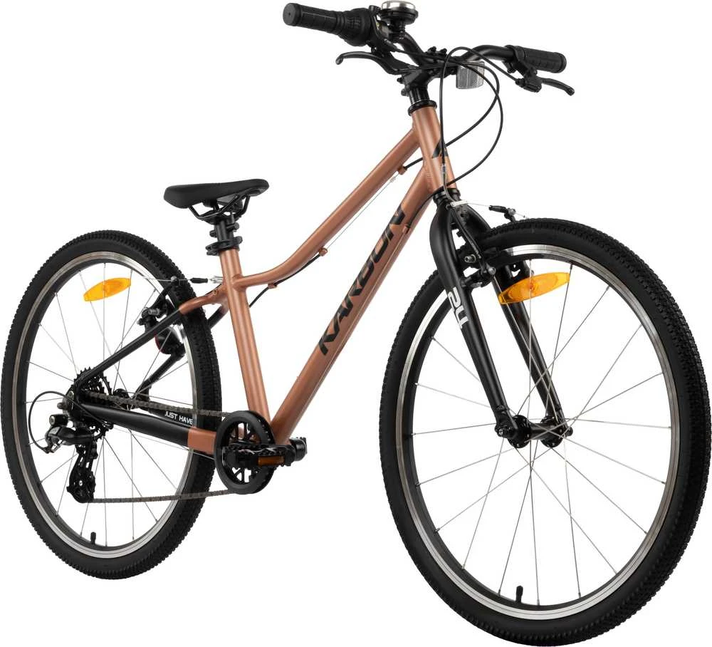 Dviratis Karbon Superlight Alu 24 copper