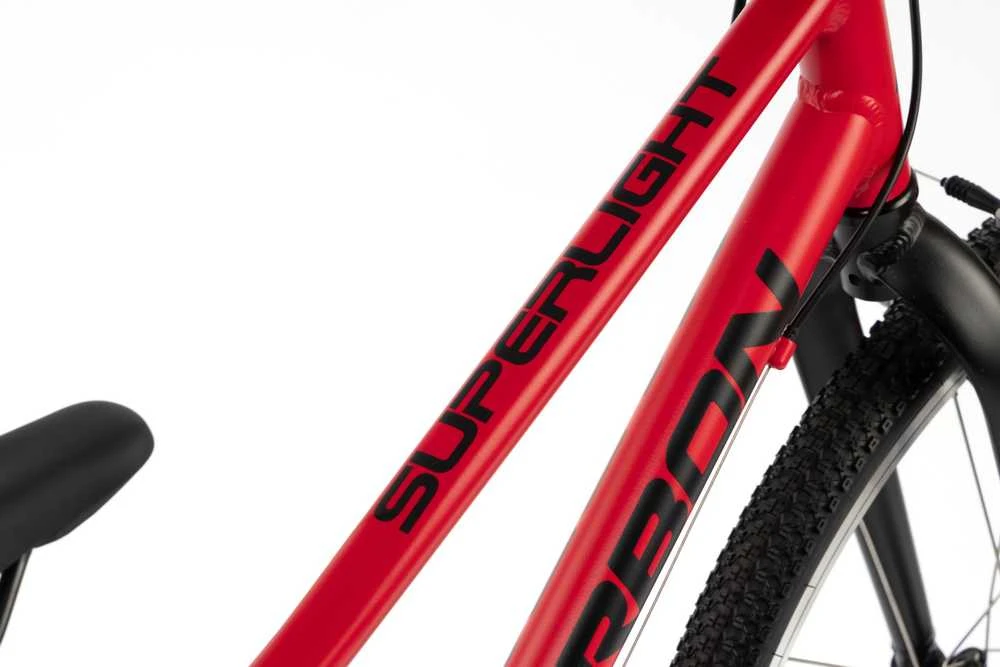 Dviratis Karbon Superlight Alu 24 red