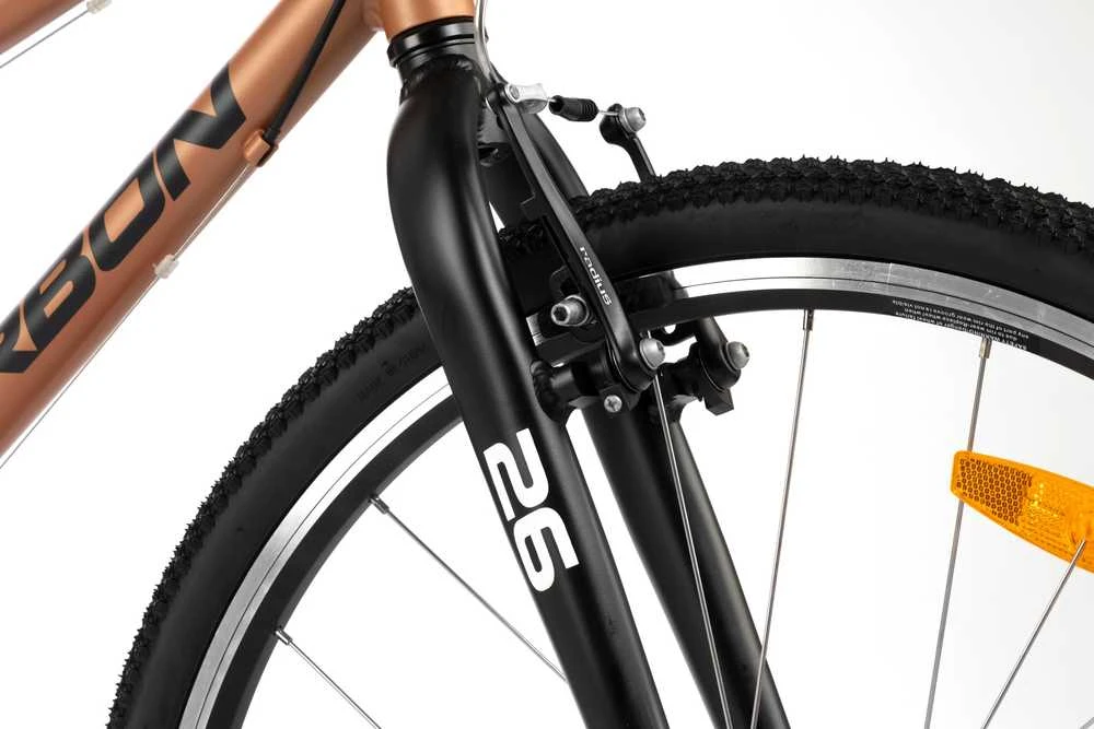Dviratis Karbon Superlight Alu 26 copper