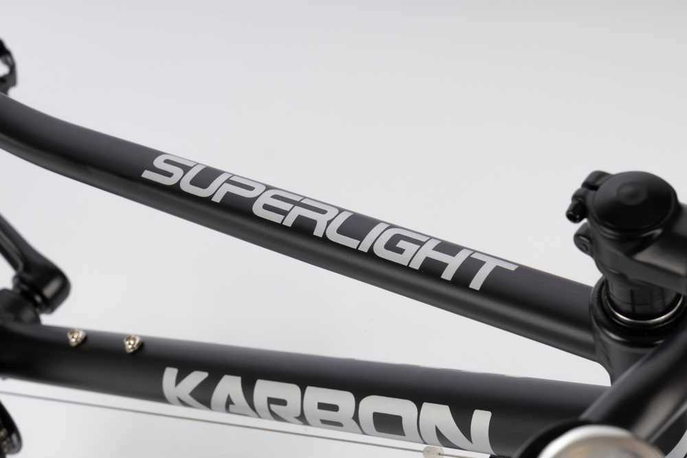 Dviratis Karbon Superlight Alu 26 juodas