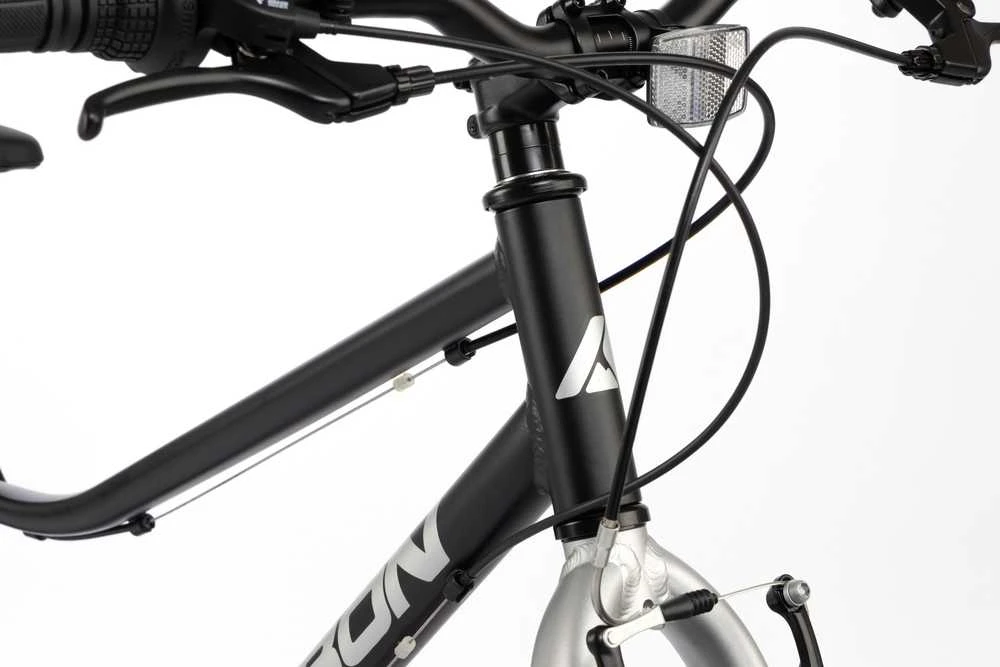 Dviratis Karbon Superlight Alu 26 juodas
