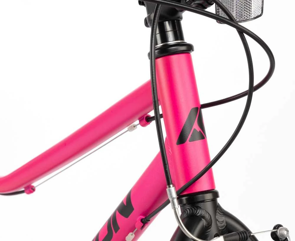 Dviratis Karbon Superlight Alu 26 pink