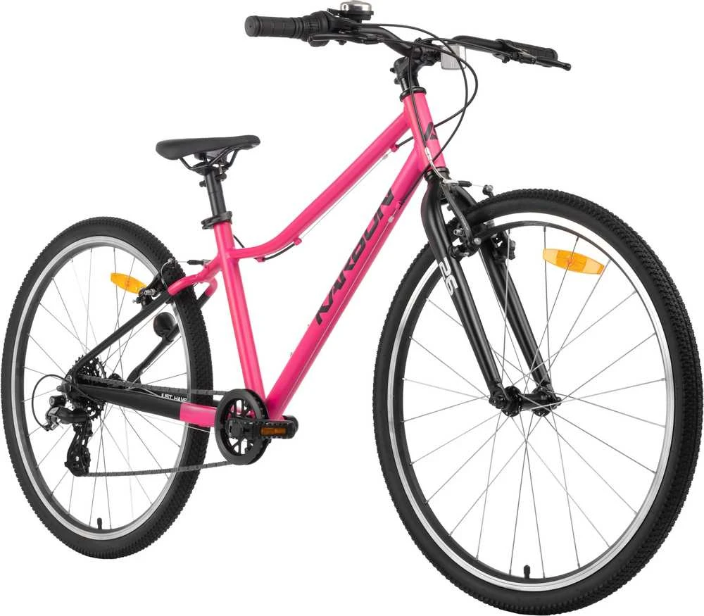 Dviratis Karbon Superlight Alu 26 pink