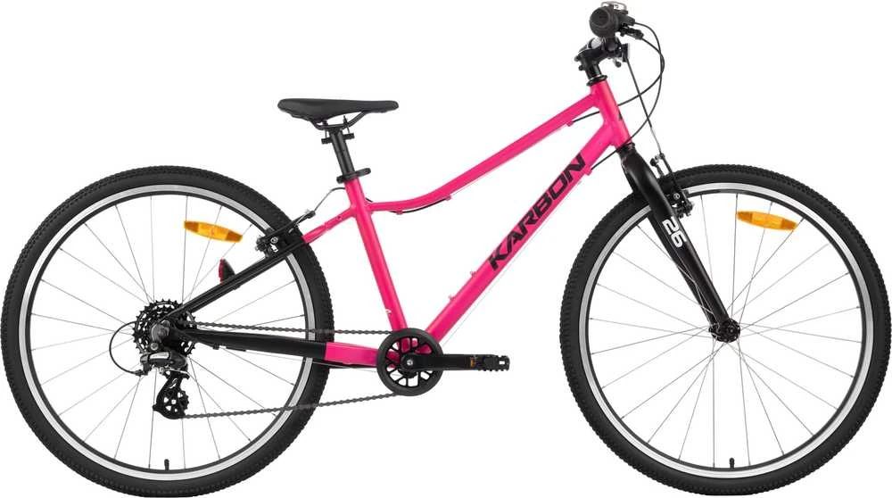 Dviratis Karbon Superlight Alu 26 pink