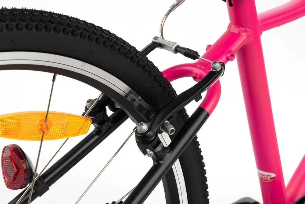 Dviratis Karbon Superlight Alu 26 pink