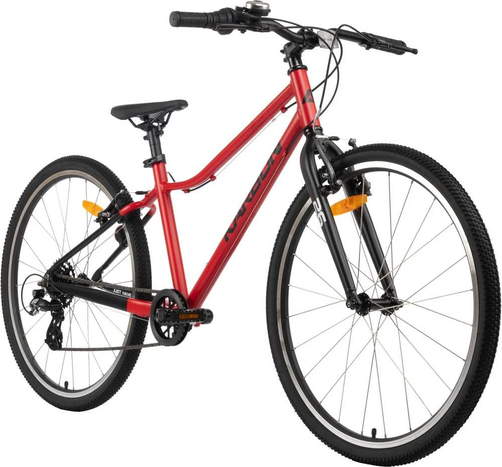 Dviratis Karbon Superlight Alu 26 red