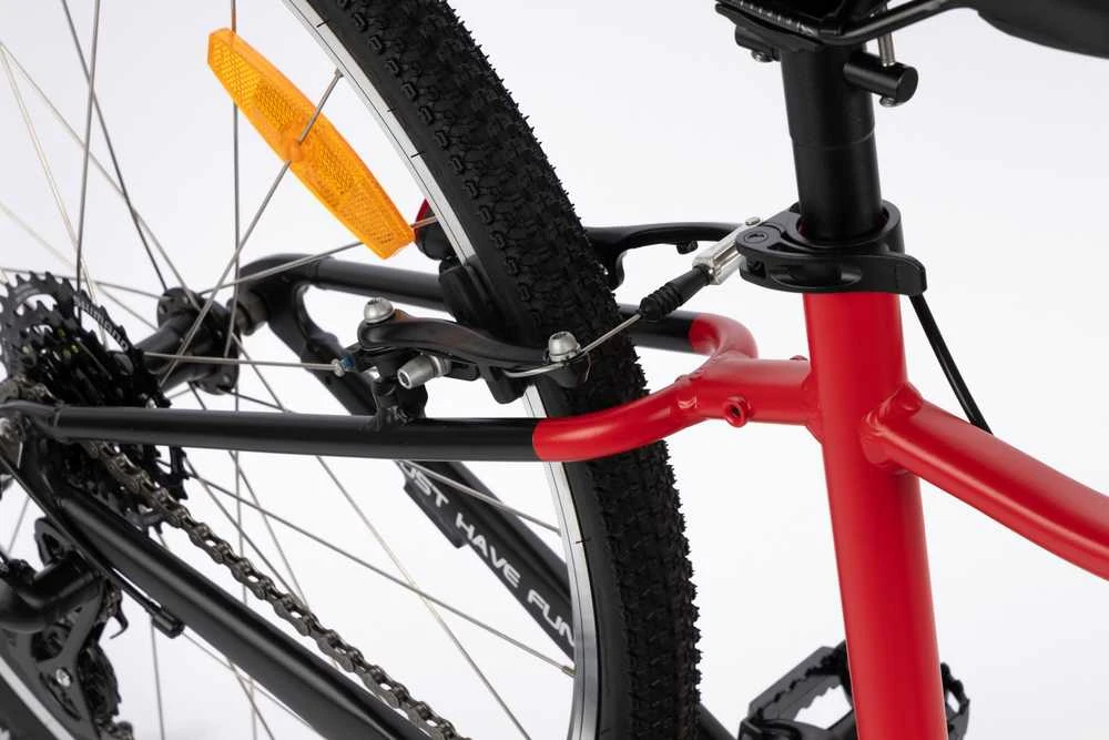 Dviratis Karbon Superlight Alu 26 red