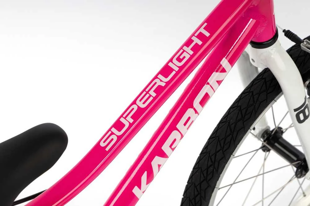 Dviratis Karbon Superlight Alu Automatic 18 pink