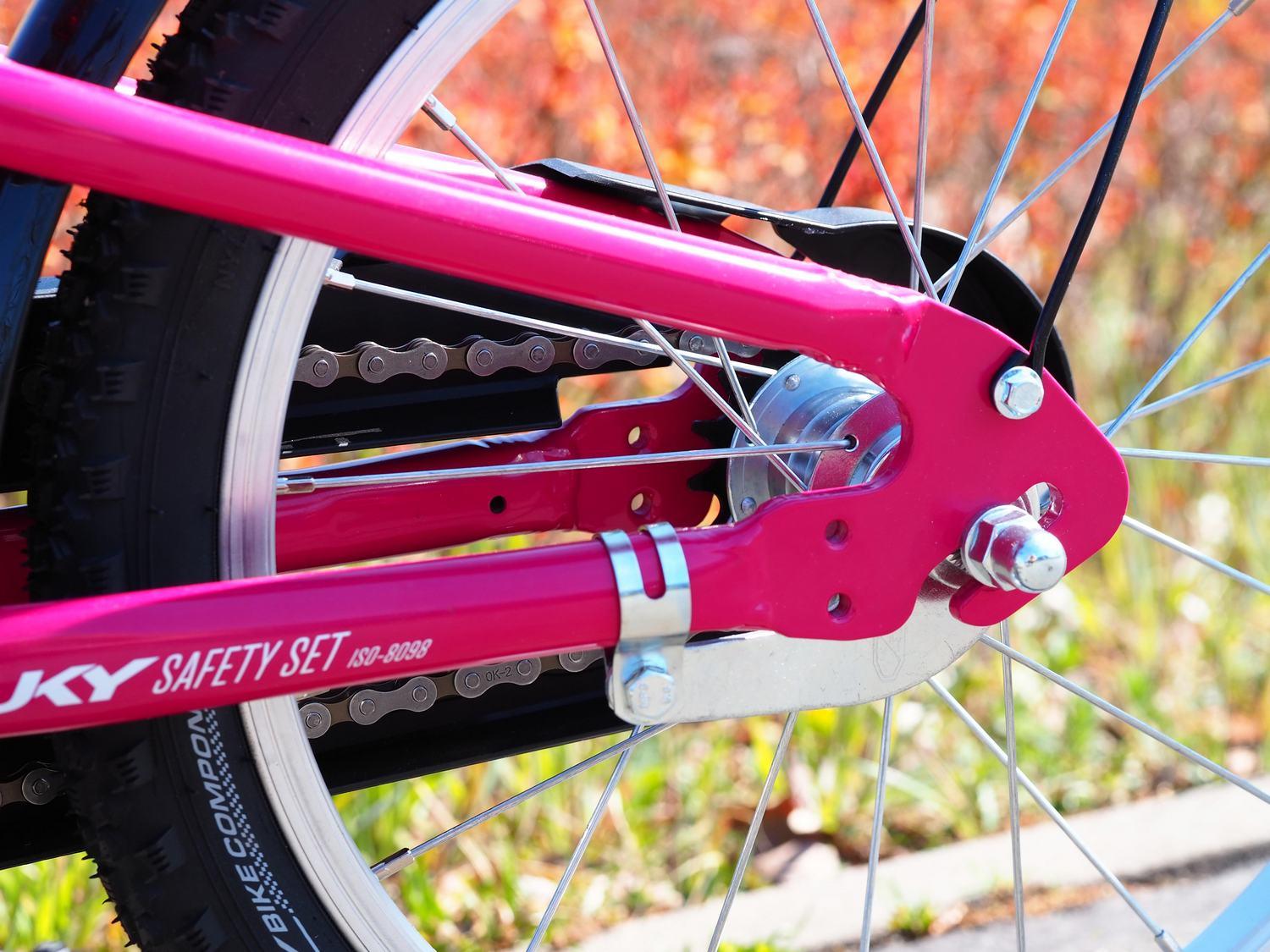 Dviratis PUKY CYKE 16-1 Alu berry-baltas