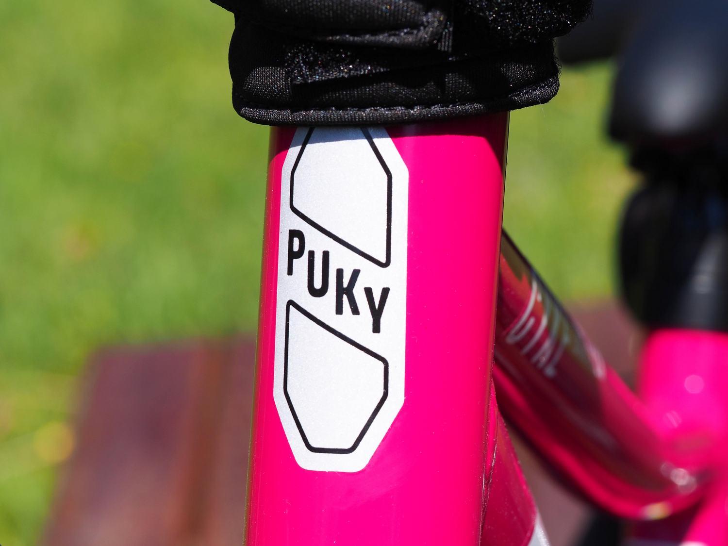 Dviratis PUKY CYKE 16-1 Alu berry-baltas