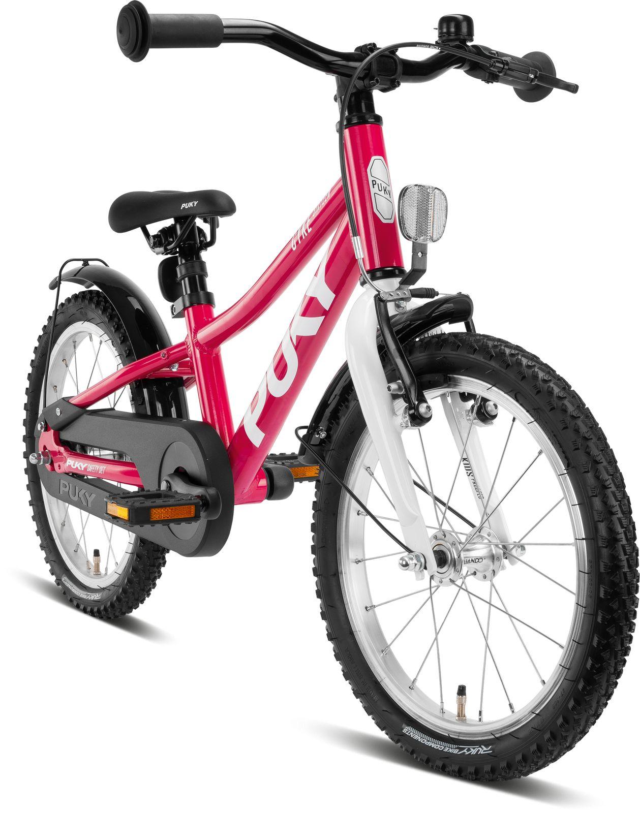 Dviratis PUKY CYKE 16-1 Alu berry-baltas