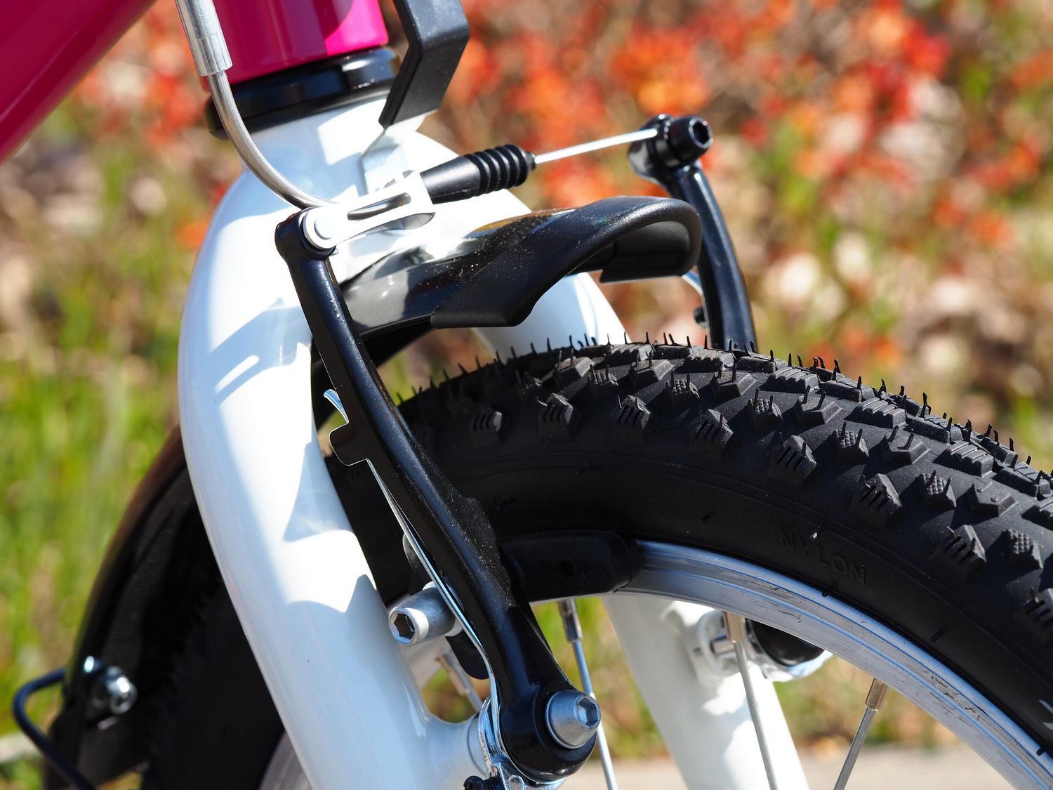 Dviratis PUKY CYKE 16-1 Alu berry-baltas