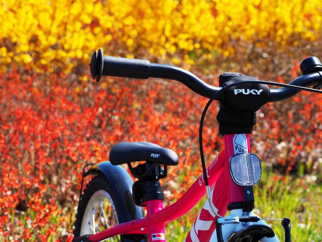 Dviratis PUKY CYKE 16-1 Alu berry-baltas