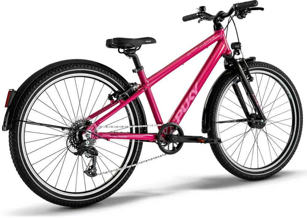 Dviratis PUKY Cyke 24-8 Alu Active berry/juodas
