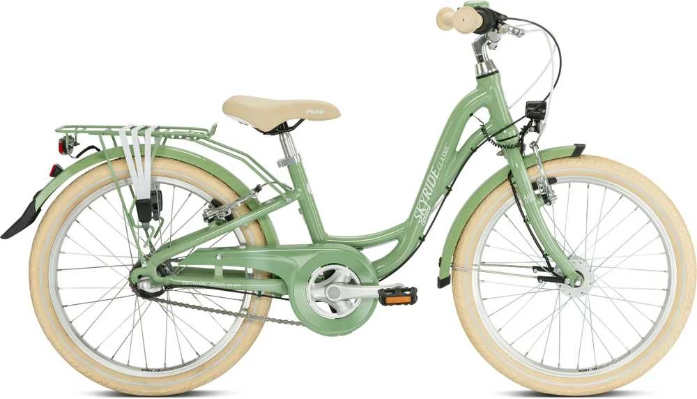 Dviratis PUKY Skyride 20-3 Classic Alu retro žalias