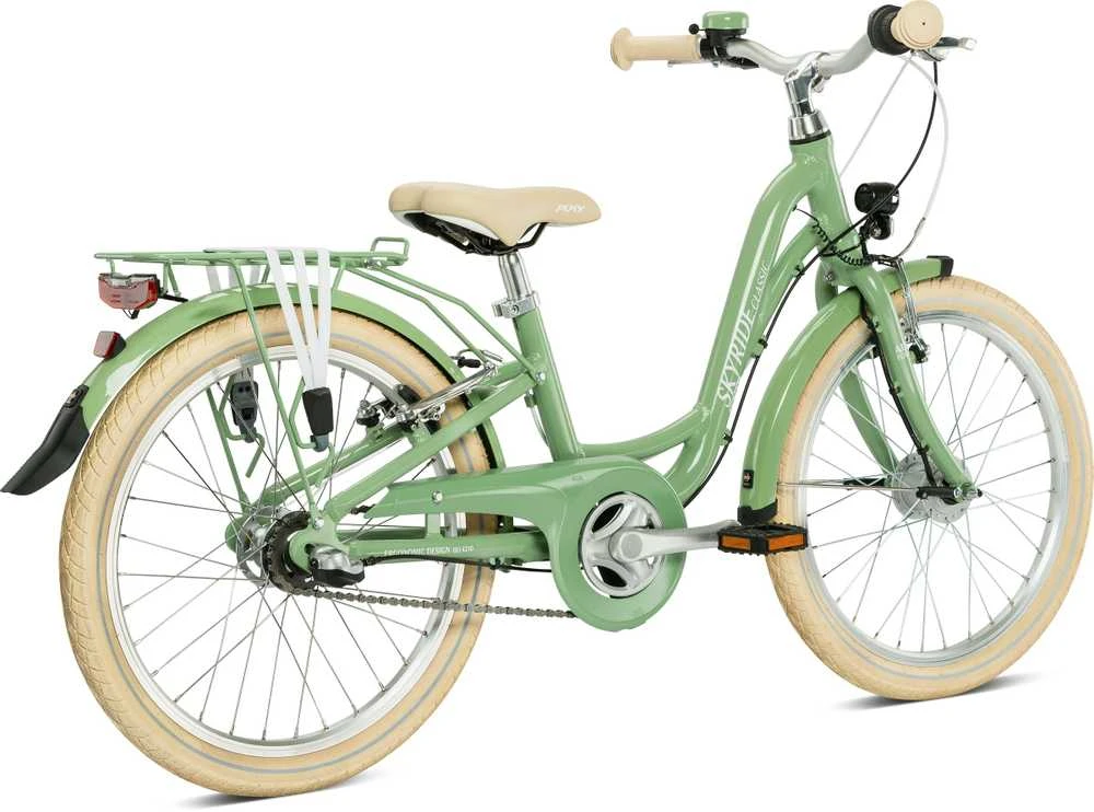 Dviratis PUKY Skyride 20-3 Classic Alu retro žalias