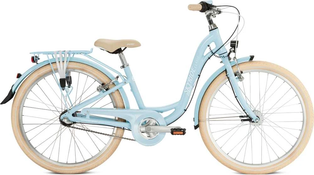 Dviratis PUKY Skyride 24-3 Classic Alu retro mėlynas