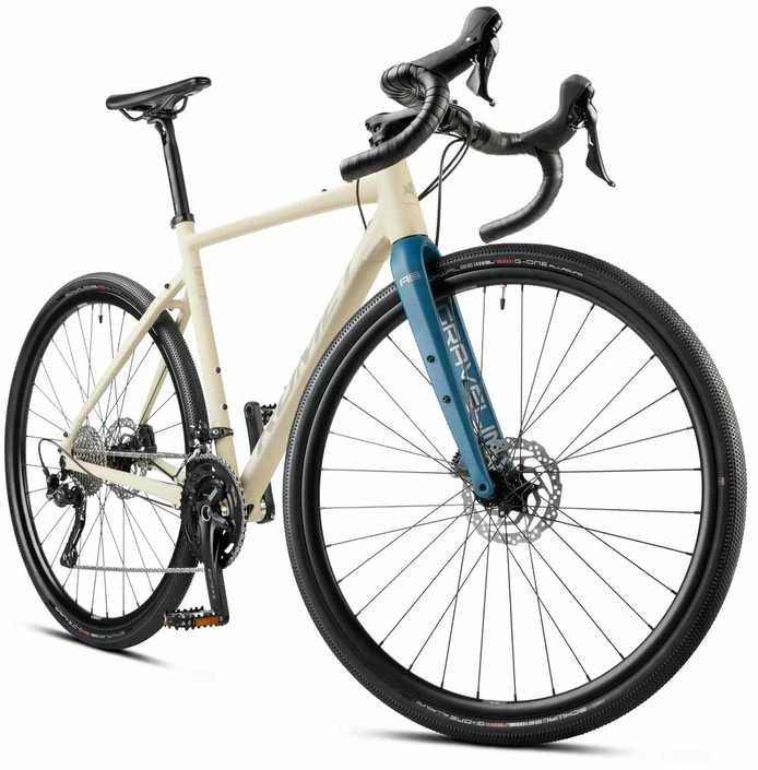 Dviratis Romet Aspre 2 2025 smėlio spalvos-žalias-56 cm / XL (Dydis: 56 cm / XL)