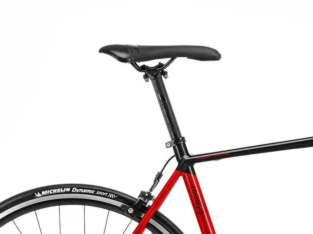 Dviratis Romet Huragan 1 2023 red-juodas-47 cm / XS (Dydis: 47 cm / XS)