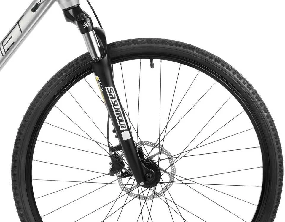 Dviratis Romet Orkan 4 M Lite 28" 2023 sidabrinis-juodas-18" / M (Dydis: 18" / M)