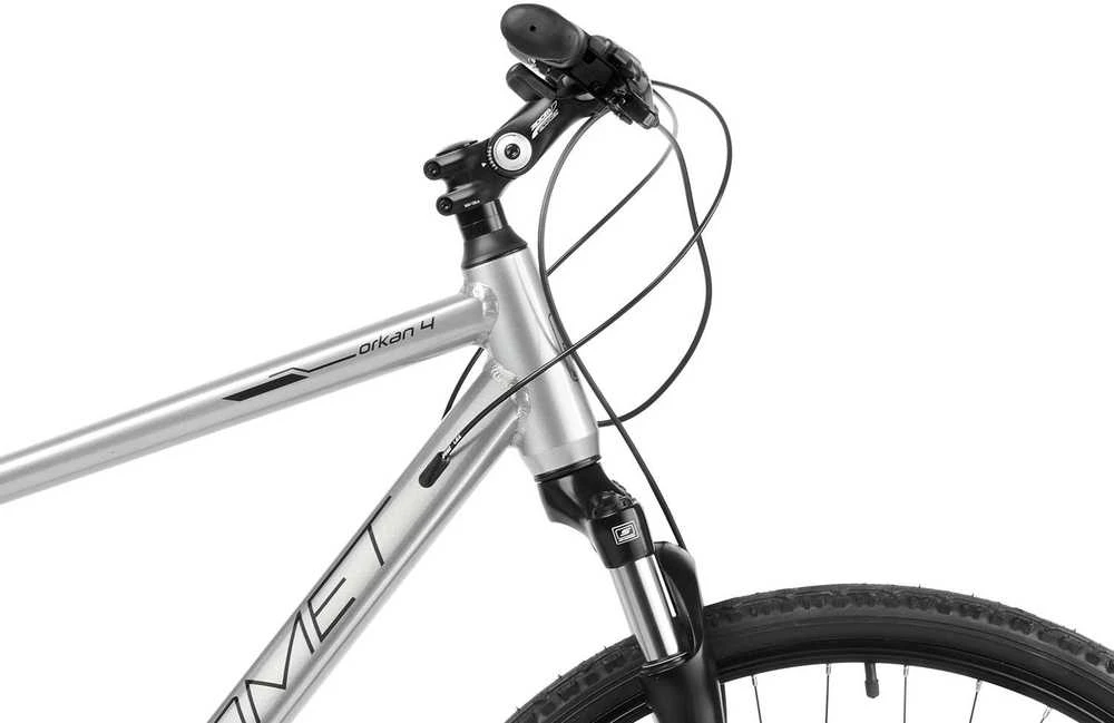 Dviratis Romet Orkan 4 M Lite 28" 2023 sidabrinis-juodas-18" / M (Dydis: 18" / M)