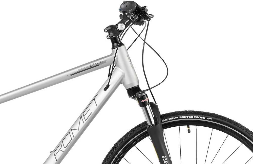 Dviratis Romet Orkan 7 M 28" 2023 sidabrinis-pilkas-18" / M (Dydis: 18" / M)