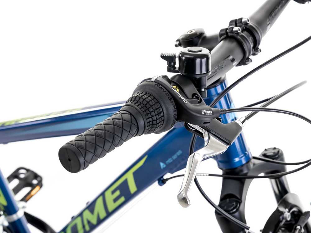 Dviratis Romet Rambler R6.0 2025 mėlynas-lemon-14" / S (Dydis: 14" / S)