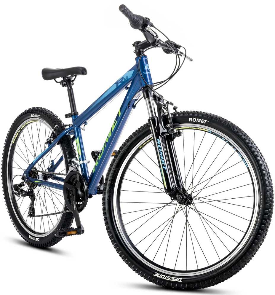 Dviratis Romet Rambler R6.0 2025 mėlynas-lemon-14" / S (Dydis: 14" / S)
