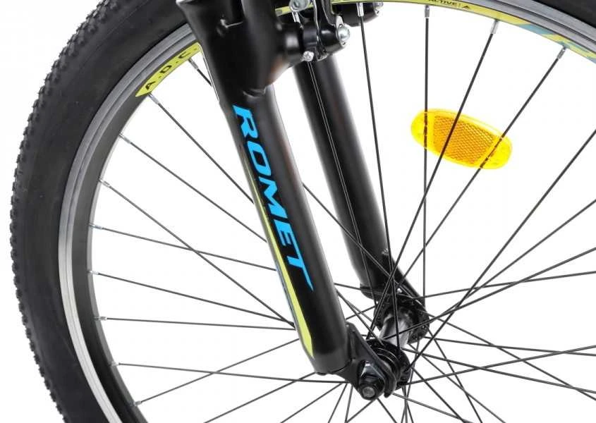 Dviratis Romet Rambler R6.1 JR 2025 mėlynas-žalias-juodas-17" / M (Dydis: 17" / M)