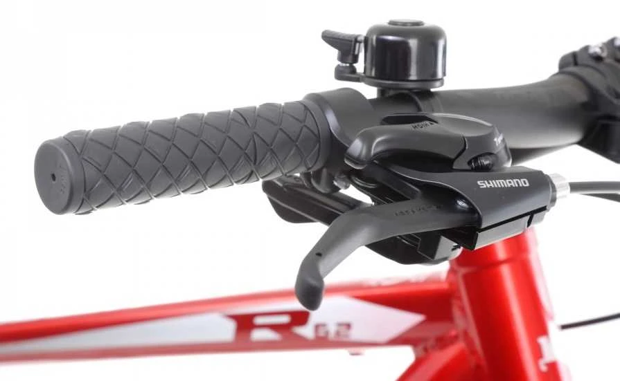 Dviratis Romet Rambler R6.2 26" 2022 red-baltas-17" / M (Dydis: 17" / M)