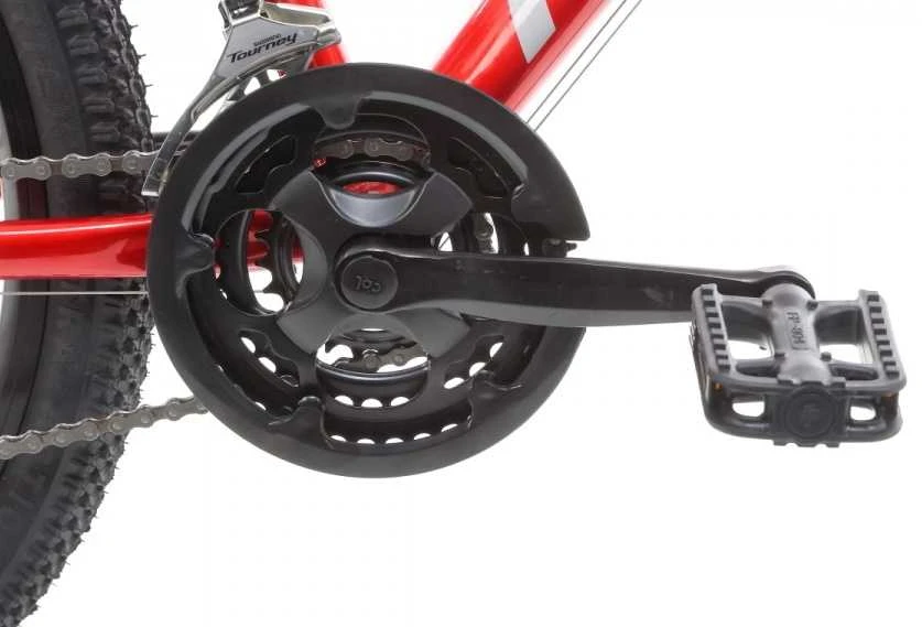Dviratis Romet Rambler R6.2 26" 2022 red-baltas-17" / M (Dydis: 17" / M)