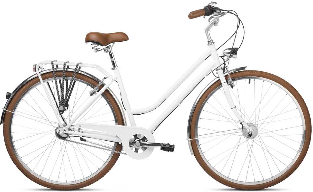 Dviratis Romet Vintage Classic D 2025 baltas-18" / M (Dydis: 18" / M)