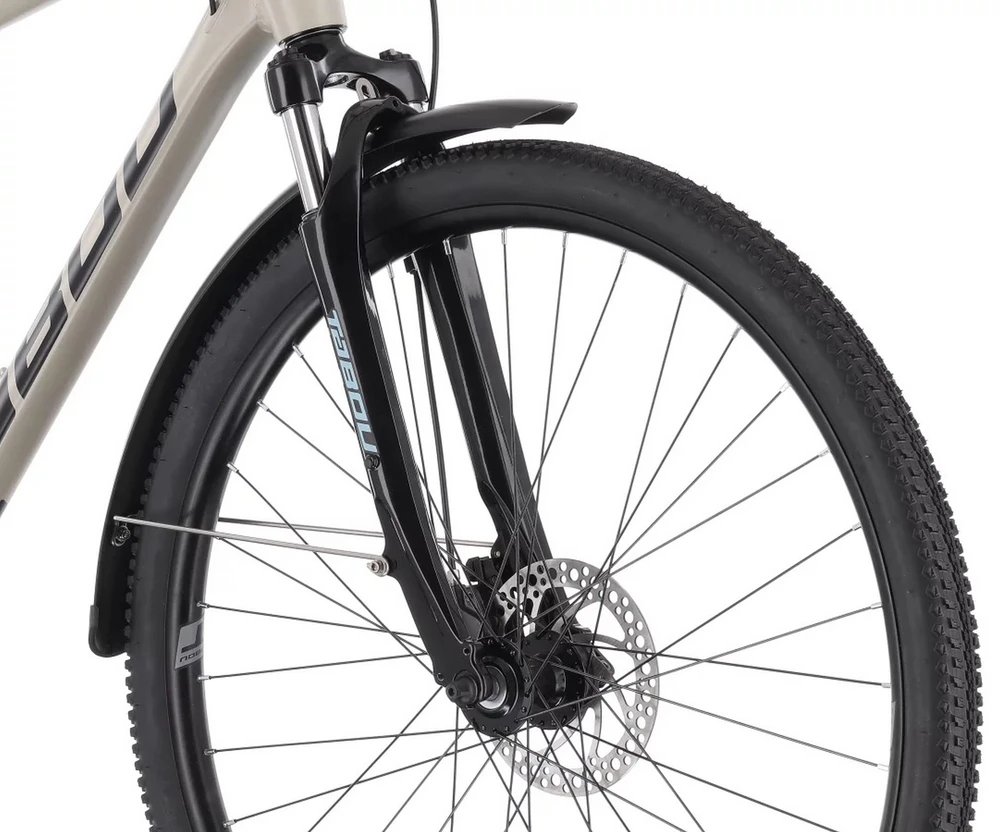 Dviratis Tabou Flow 2 EQ juodas-pilkas-M / 19" (Dydis: M / 19")