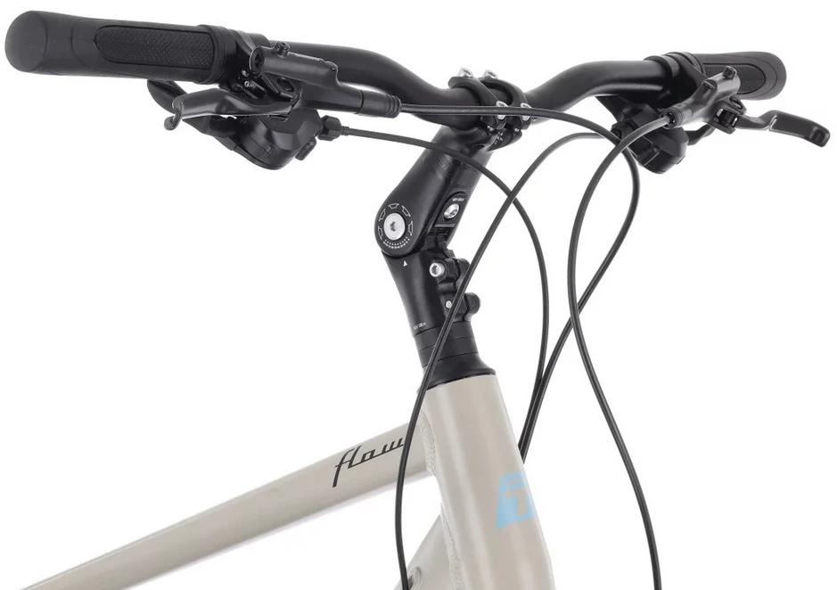 Dviratis Tabou Flow 2 EQ juodas-pilkas-M / 19" (Dydis: M / 19")