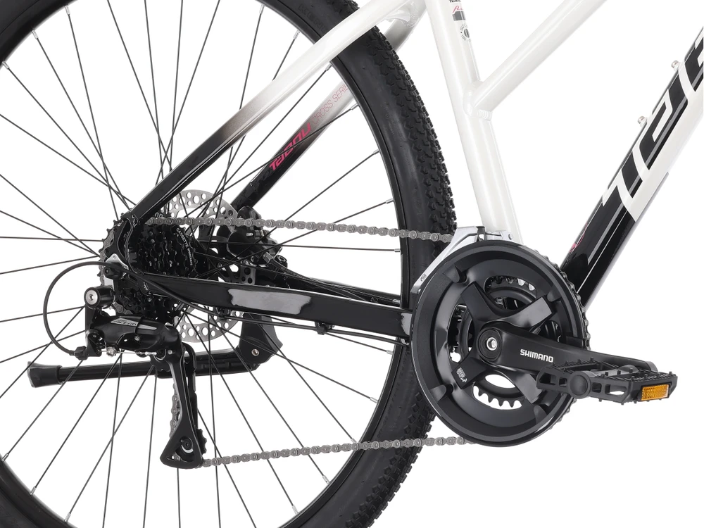 Dviratis Tabou Flow 2 W juodas-baltas-L / 21" (Dydis: L / 21")