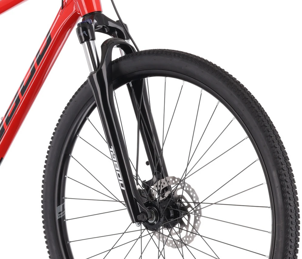 Dviratis Tabou Flow 3 juodas-red-S / 17" (Dydis: S / 17")