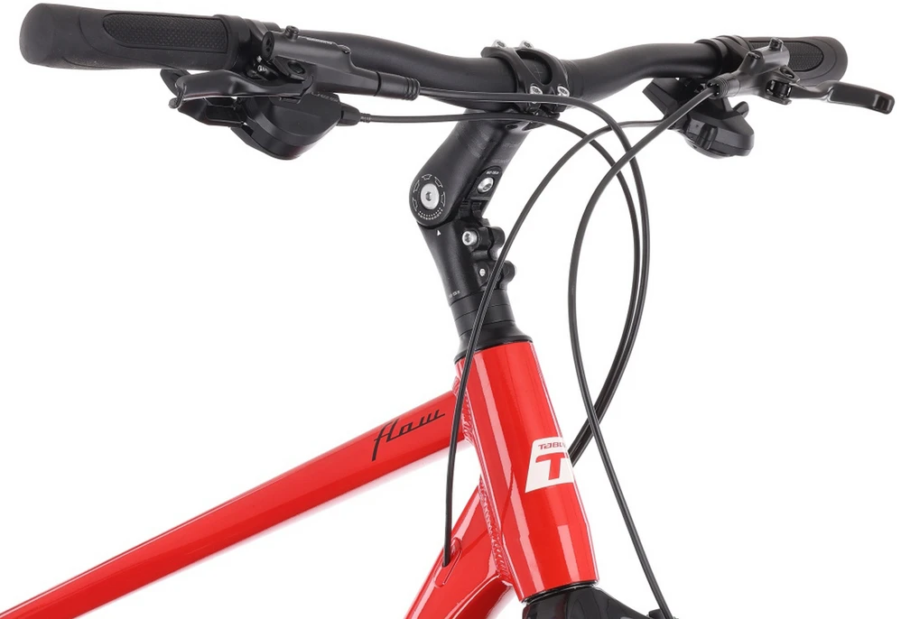 Dviratis Tabou Flow 3 juodas-red-S / 17" (Dydis: S / 17")