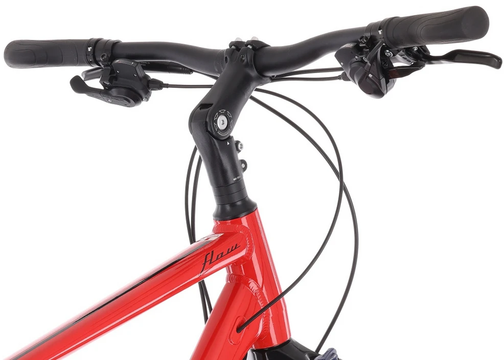 Dviratis Tabou Flow 3 juodas-red-S / 17" (Dydis: S / 17")