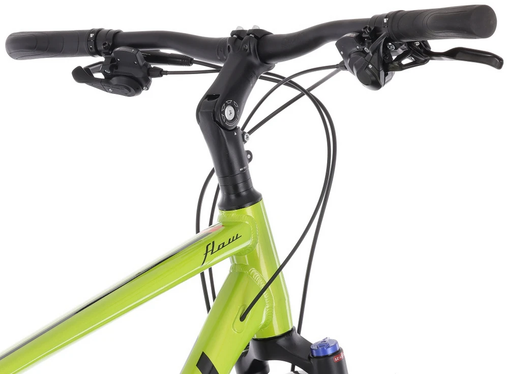 Dviratis Tabou Flow 4 juodas-lime-L / 21" (Dydis: L / 21")